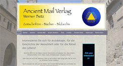 Desktop Screenshot of ancientmail.de